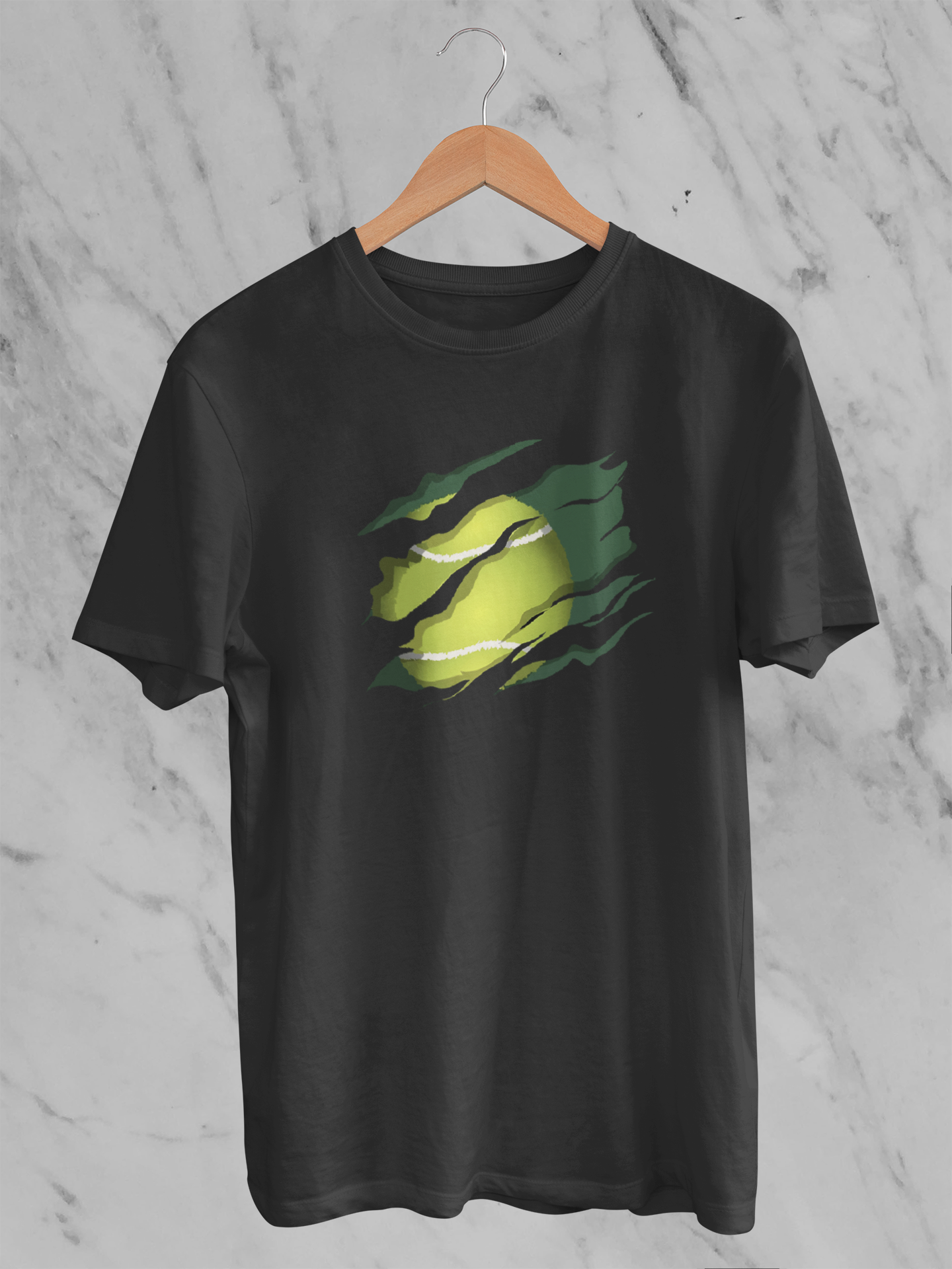 Tennis Claw Siyah T-shirt
