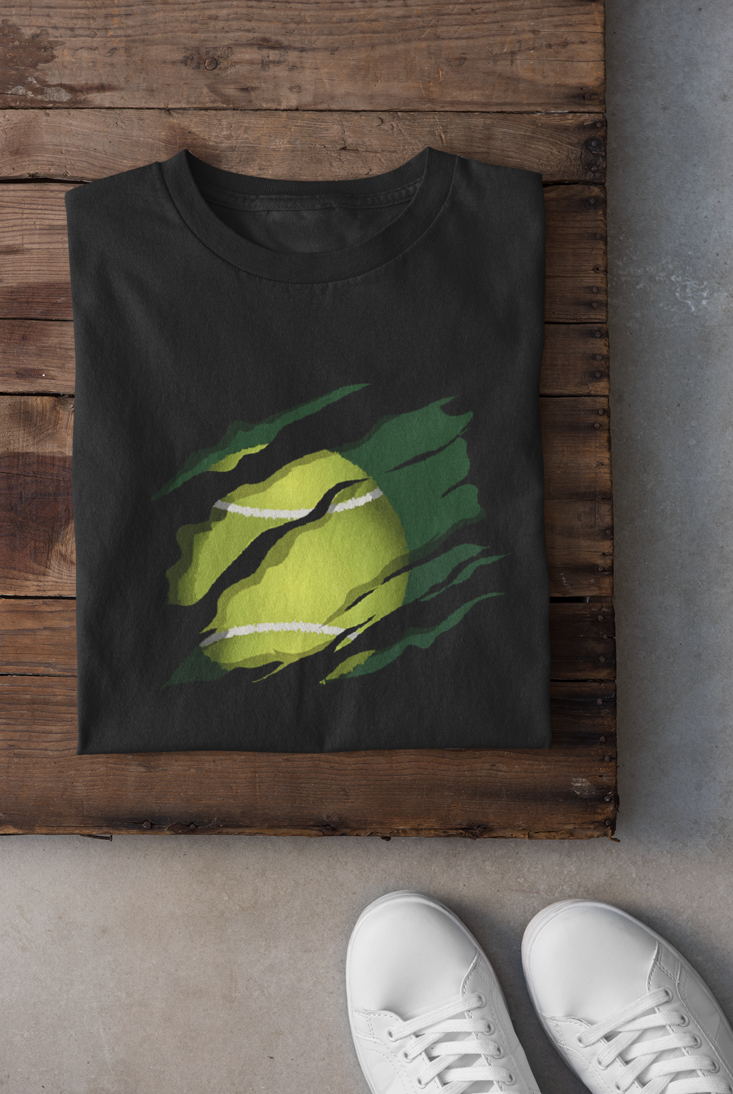 Tennis Claw Siyah T-shirt
