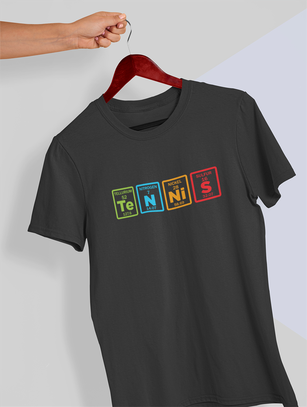 Tennis Element Siyah T-shirt