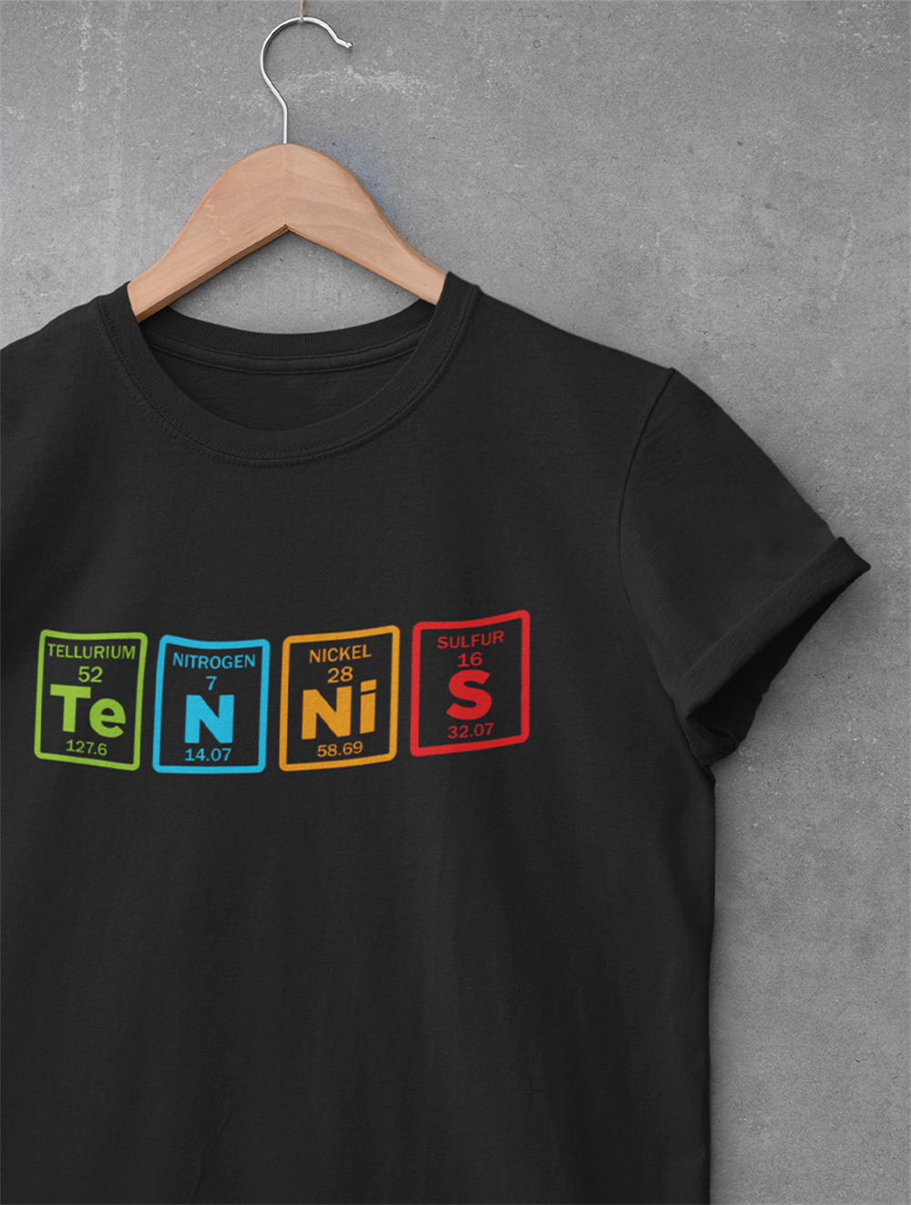 Tennis Element Siyah T-shirt