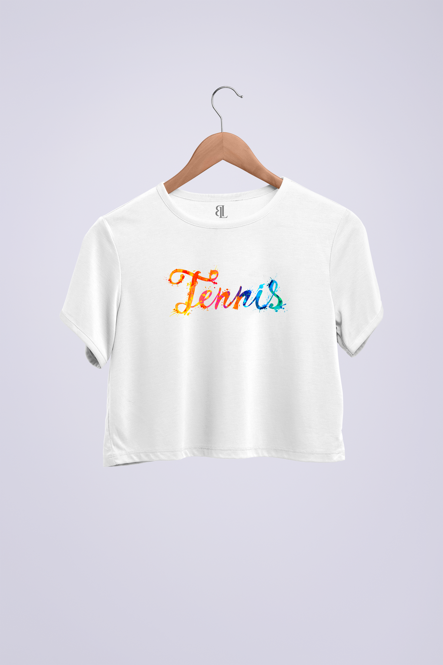 Tennis Renkli Crop T-shirt