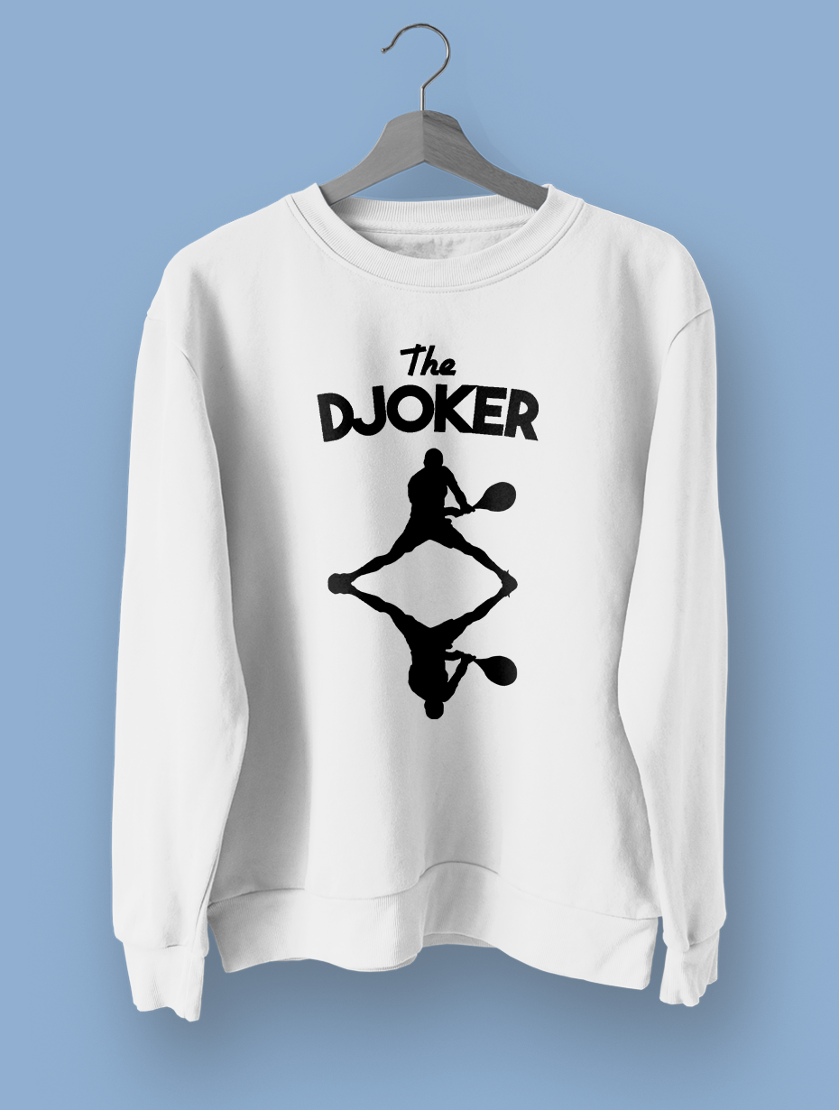 The Djoker Beyaz Sweatshirt