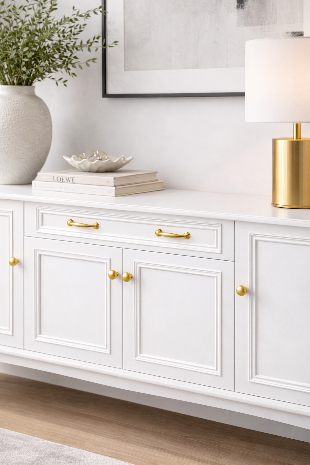 180 cm Masif Ayaklı Ahşap Konsol & Ahşap TV Ünitesi (Siyah – Beyaz – Ceviz Renk Seçenekli)