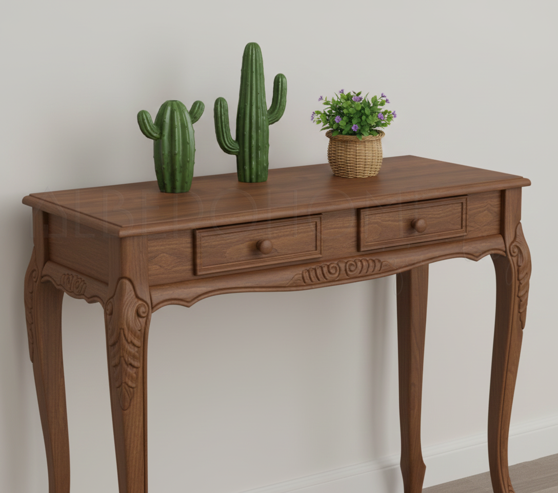 Ada El Oyması Ahşap Lükens Dresuar 100 Cm – Country Tasarım