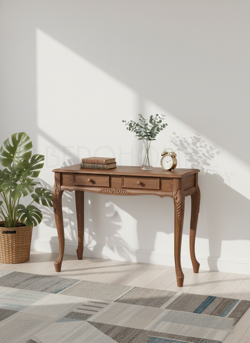 Ada El Oyması Ahşap Lükens Dresuar 100 Cm – Country Tasarım