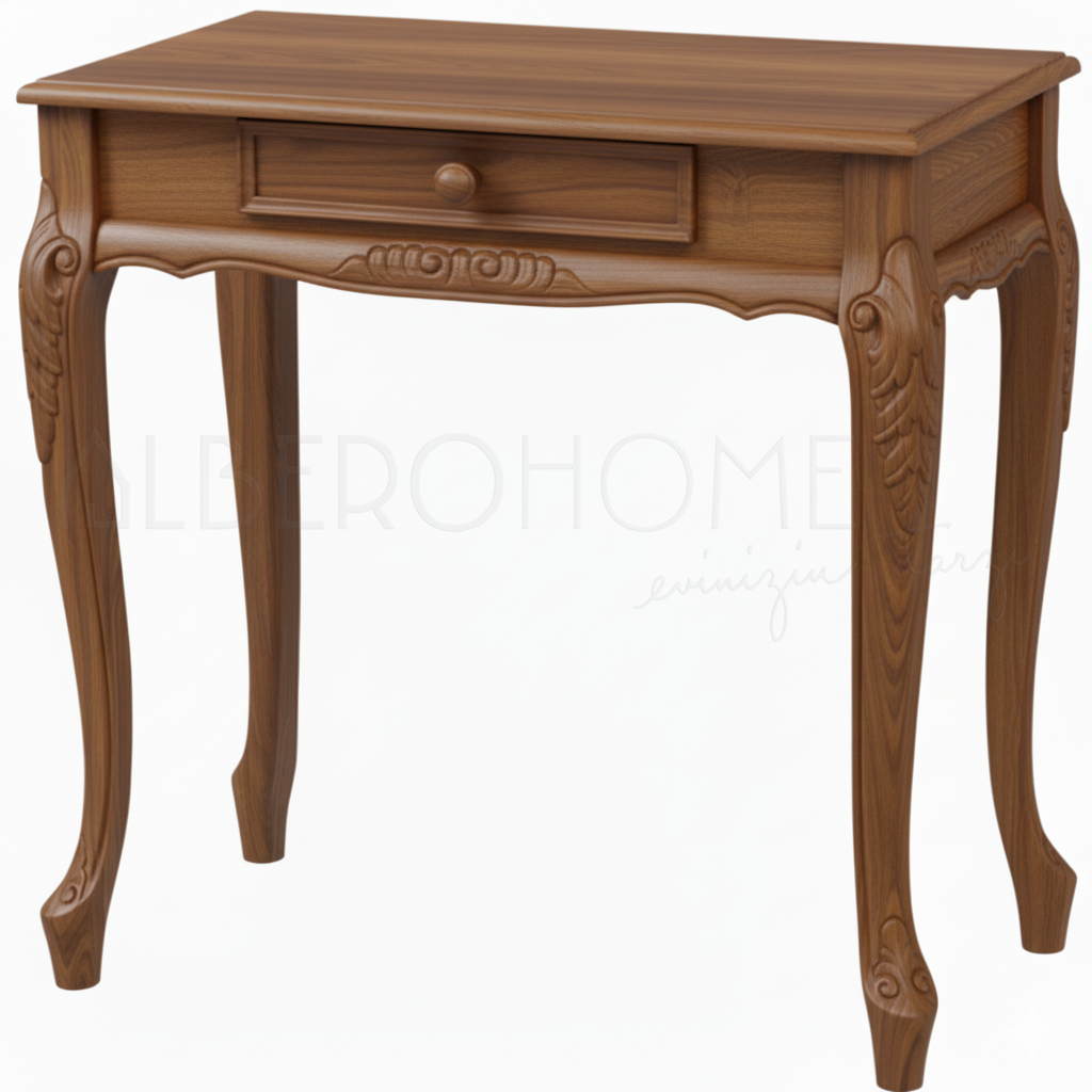 Ada El Oyması Ahşap Lükens Dresuar 80 Cm – Country Tasarım