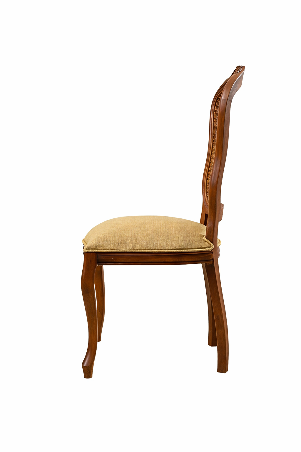 Afore Doğal Ahşap Kayın Ceviz Renk Hazeranlı Sandalye Detaylı İşçilik Modern Şık Tasarım