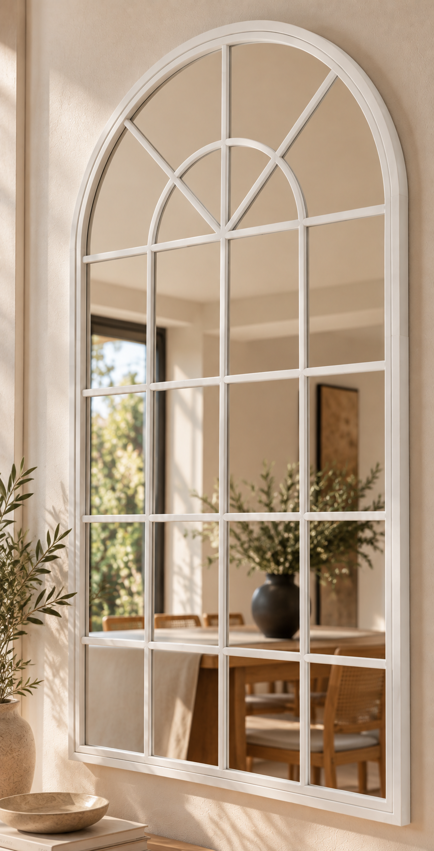 Alberohome 180 cm Mozaik Dekoratif Duvar Aynası – 90x180 cm
