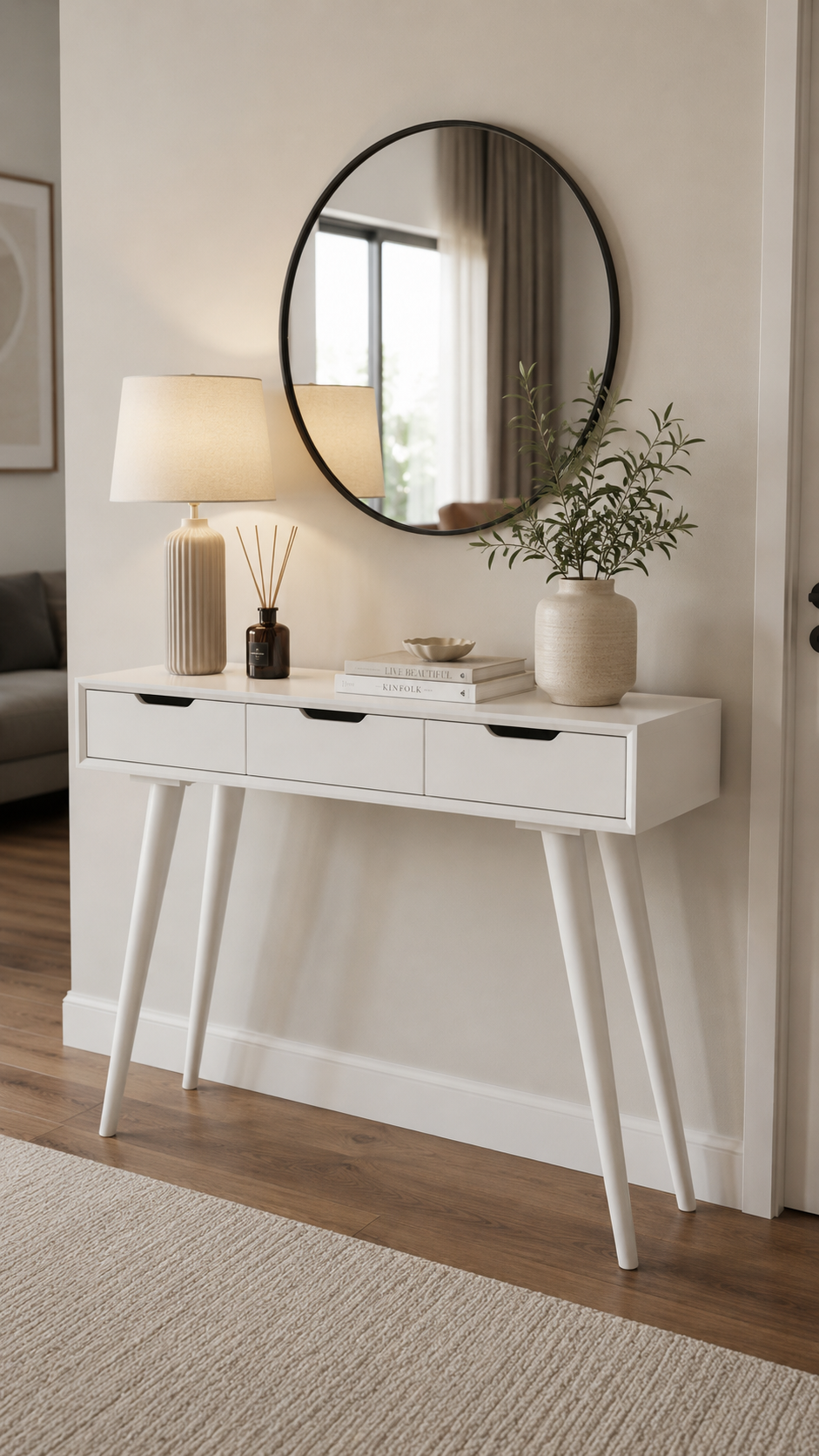 Alberohome 3 Çekmeceli Modern Dresuar – 120x42x84 cm