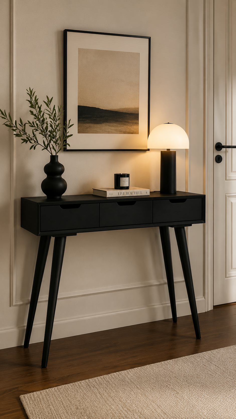 Alberohome 3 Çekmeceli Modern Dresuar – 120x42x84 cm