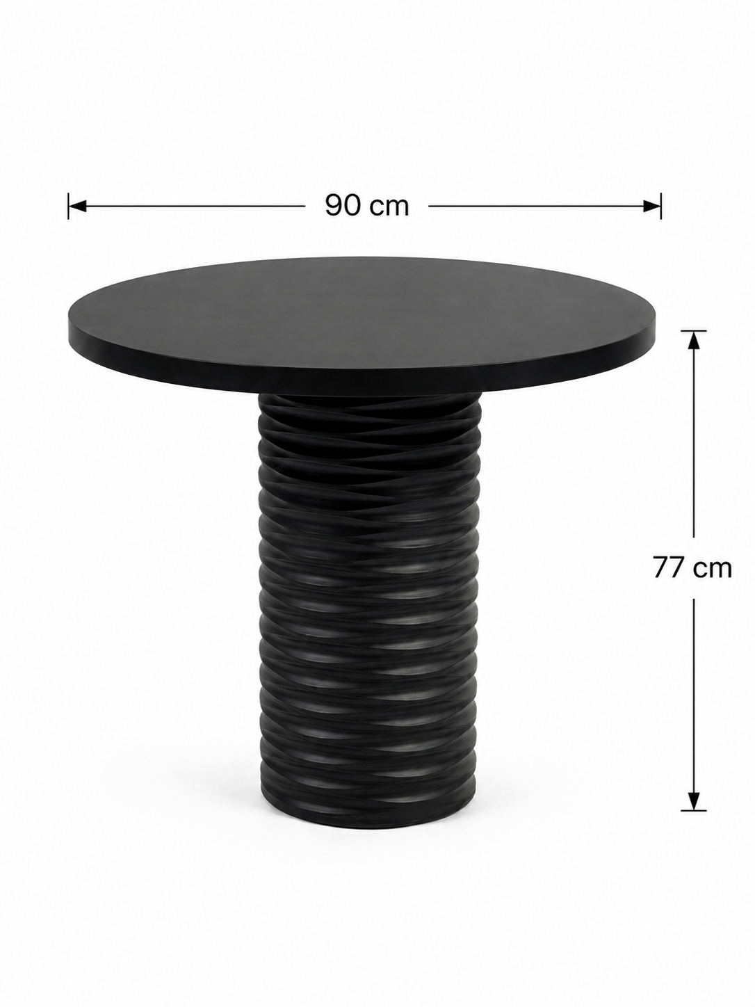 Alberohome Dar Su Yolu Yuvarlak Yemek Masası – 80x80 / 90x90 / 100x100 cm