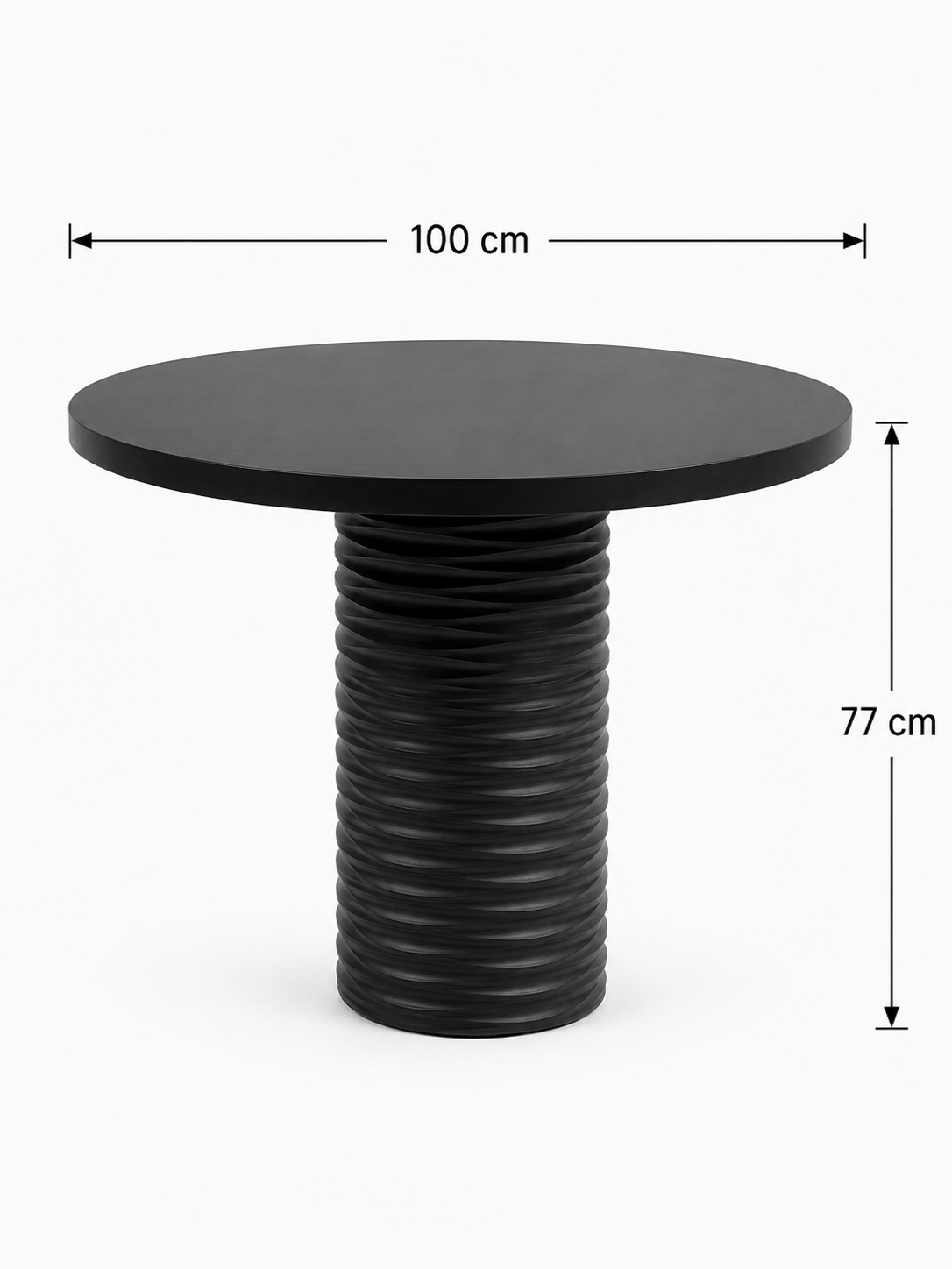 Alberohome Dar Su Yolu Yuvarlak Yemek Masası – 80x80 / 90x90 / 100x100 cm