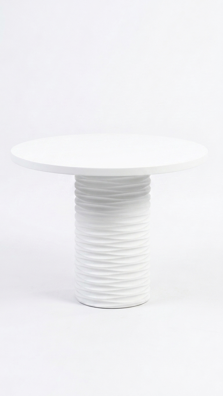 Alberohome Dar Su Yolu Yuvarlak Yemek Masası – 80x80 / 90x90 / 100x100 cm