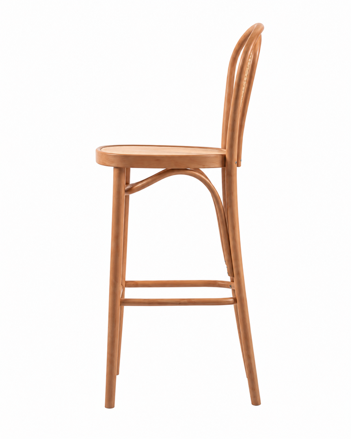Alberohome Hazeranlı Ahşap Bar Sandalyesi