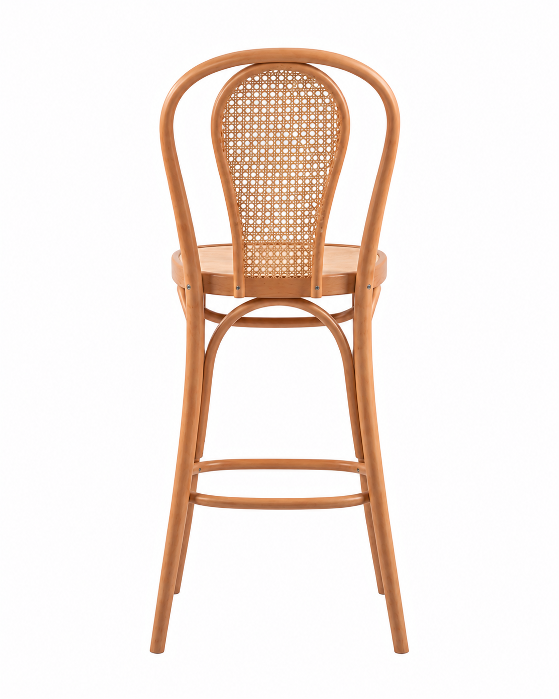 Alberohome Hazeranlı Ahşap Bar Sandalyesi