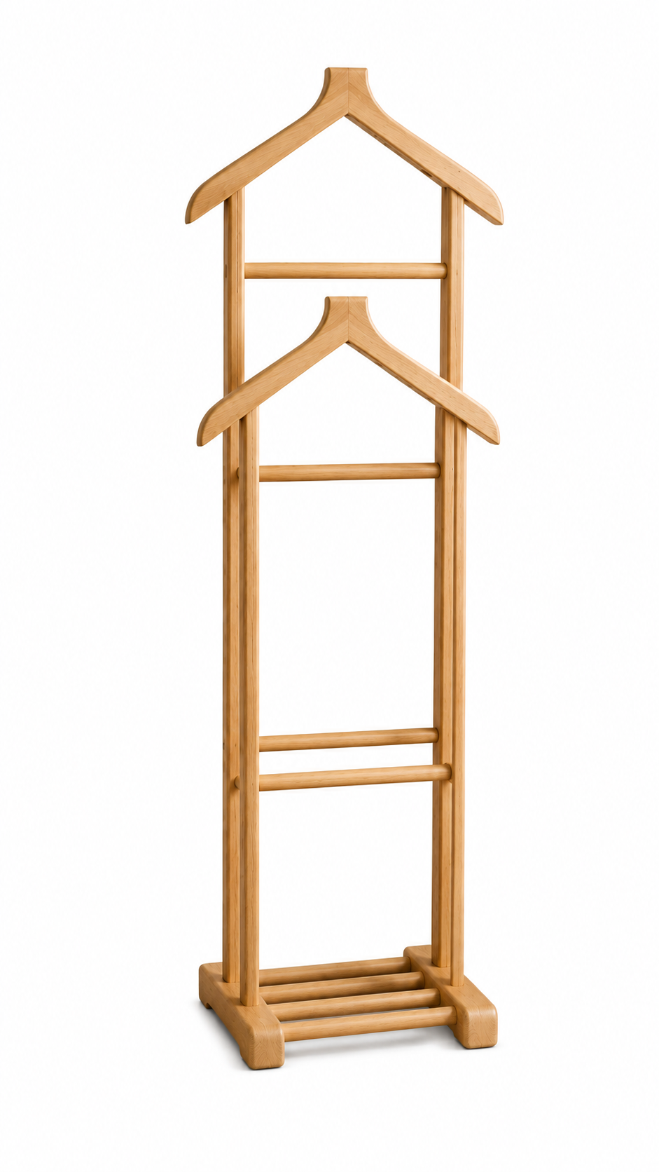 Alberohome Klasik Beyaz Dilsiz Uşak Askılık 50x130 cm