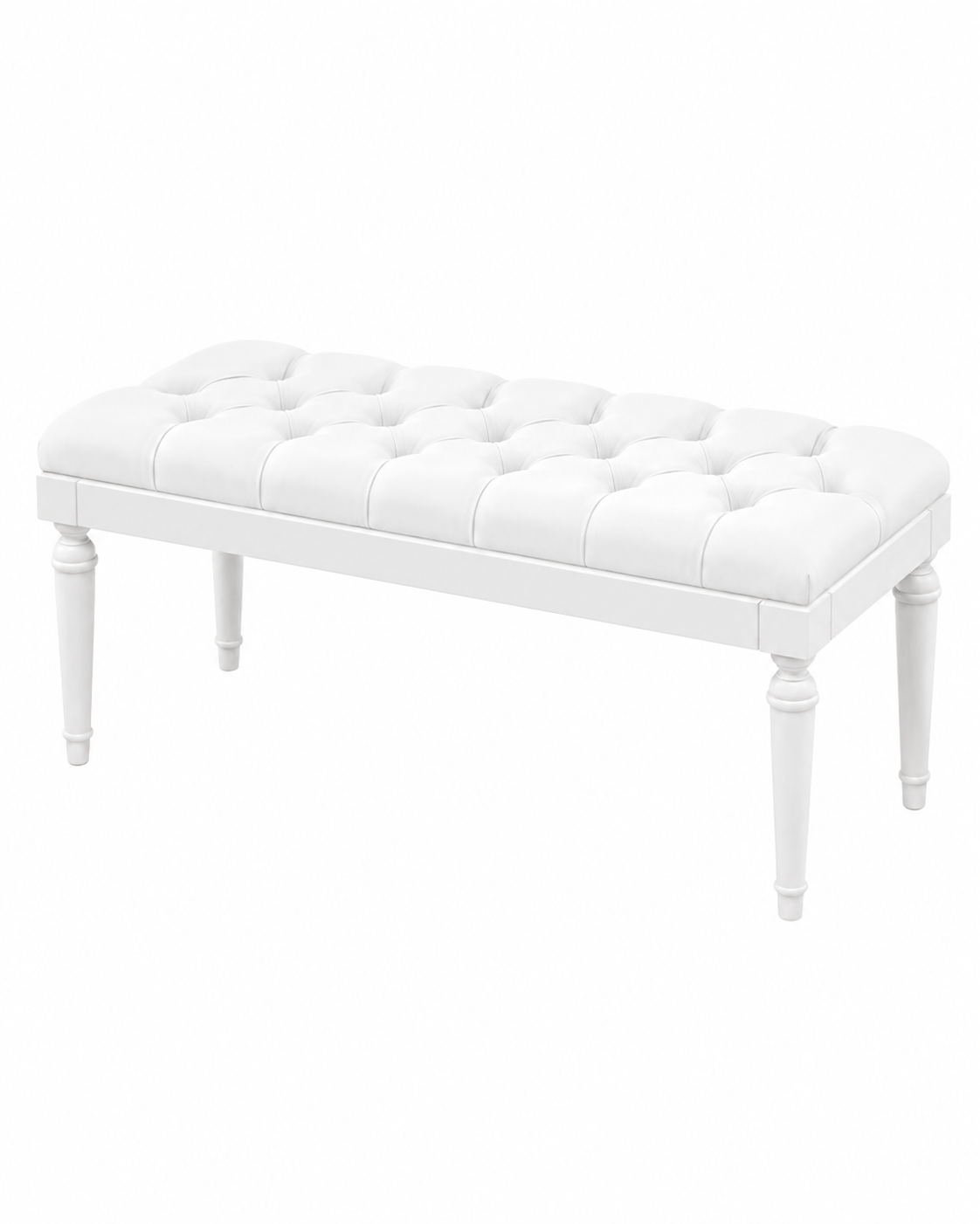 Alberohome Klasik Puf Bench 120x40 cm Kapitoneli Ahşap Bench