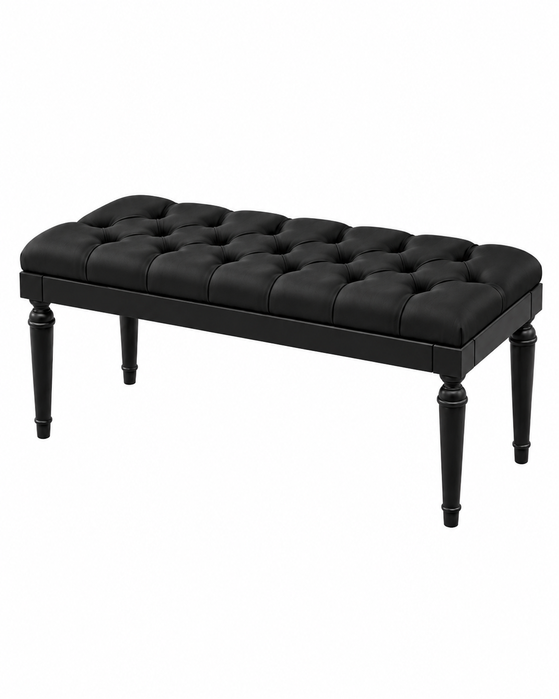 Alberohome Klasik Puf Bench 120x40 cm Kapitoneli Ahşap Bench