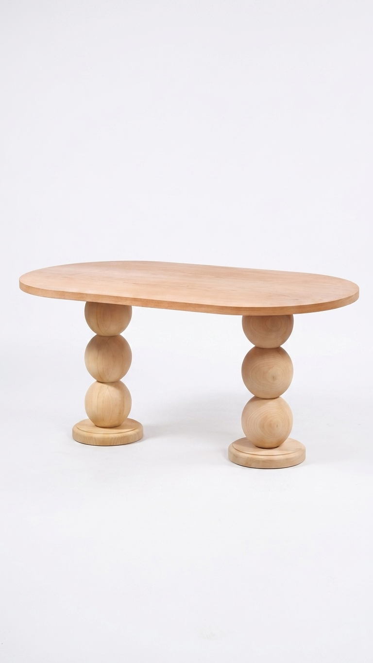 Alberohome Modern Ahşap Yemek Masası 160x90 cm