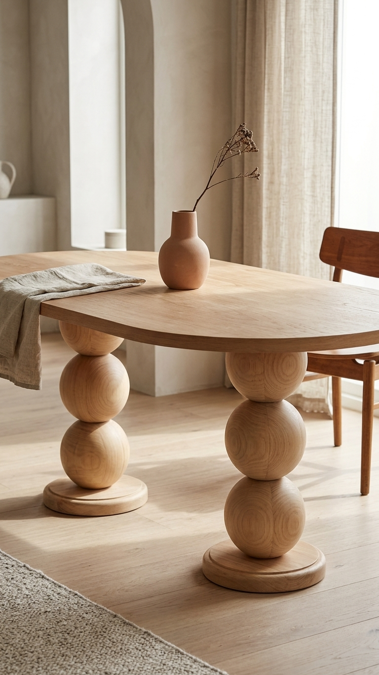 Alberohome Modern Ahşap Yemek Masası 160x90 cm