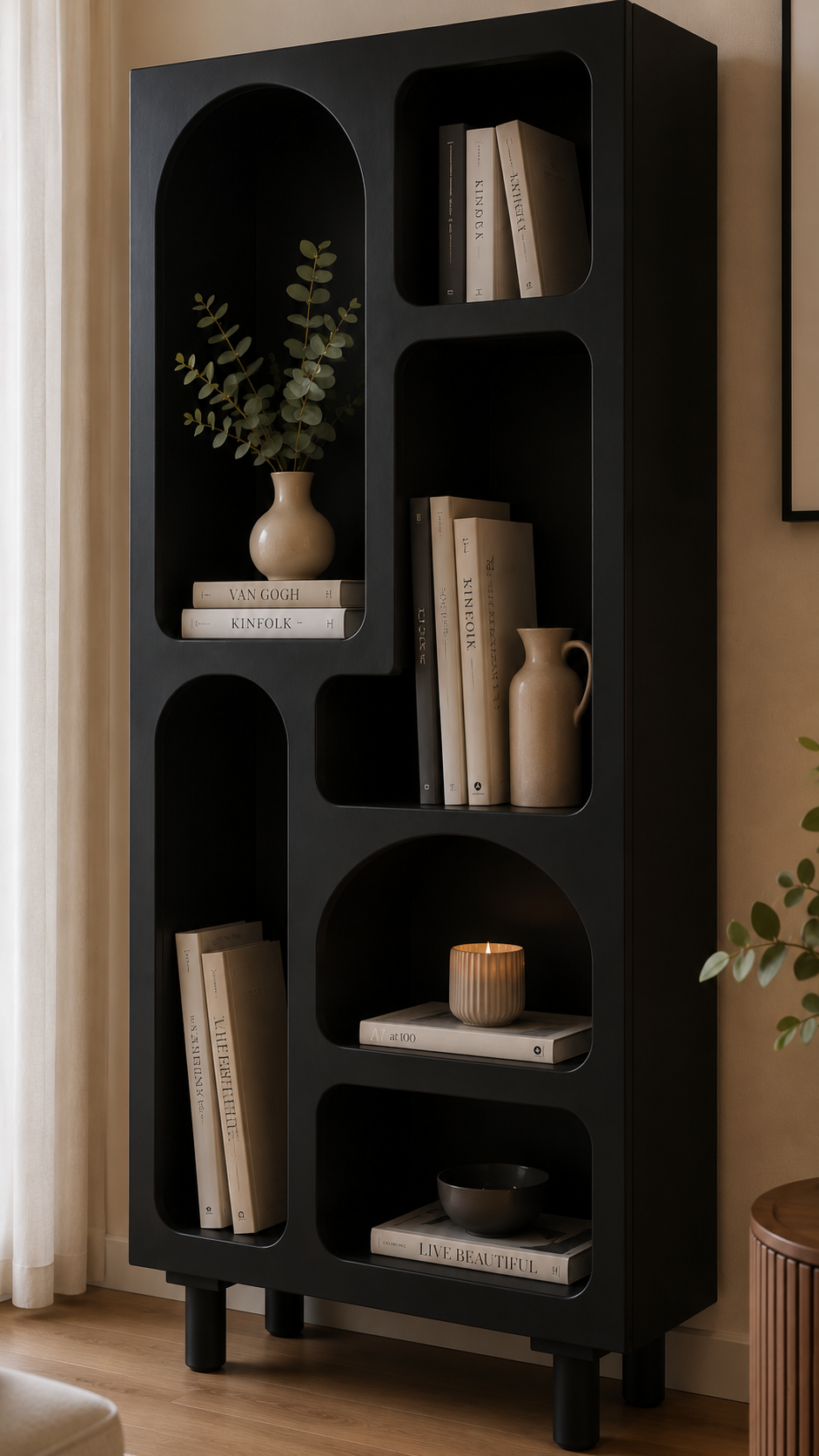 Alberohome Modern Kitaplık – Dekoratif ve Fonksiyonel Kitaplık