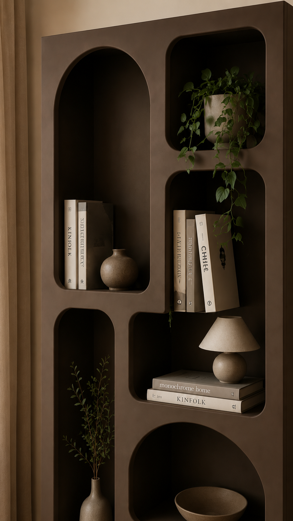 Alberohome Modern Kitaplık – Dekoratif ve Fonksiyonel Kitaplık