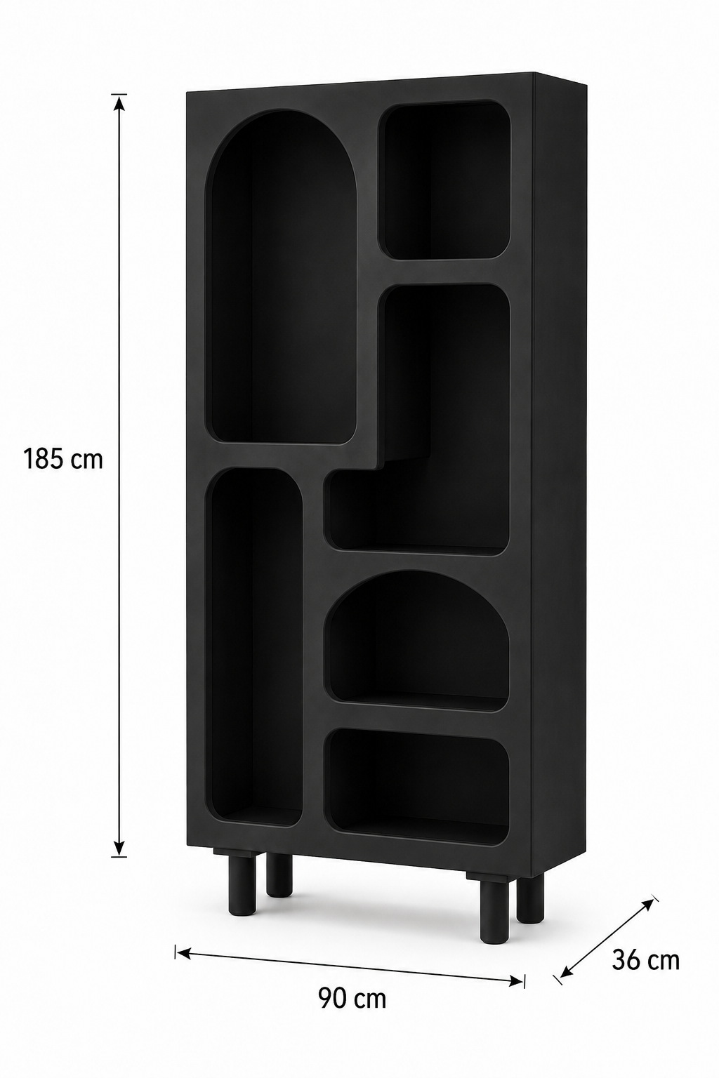 Alberohome Modern Kitaplık – Dekoratif ve Fonksiyonel Kitaplık