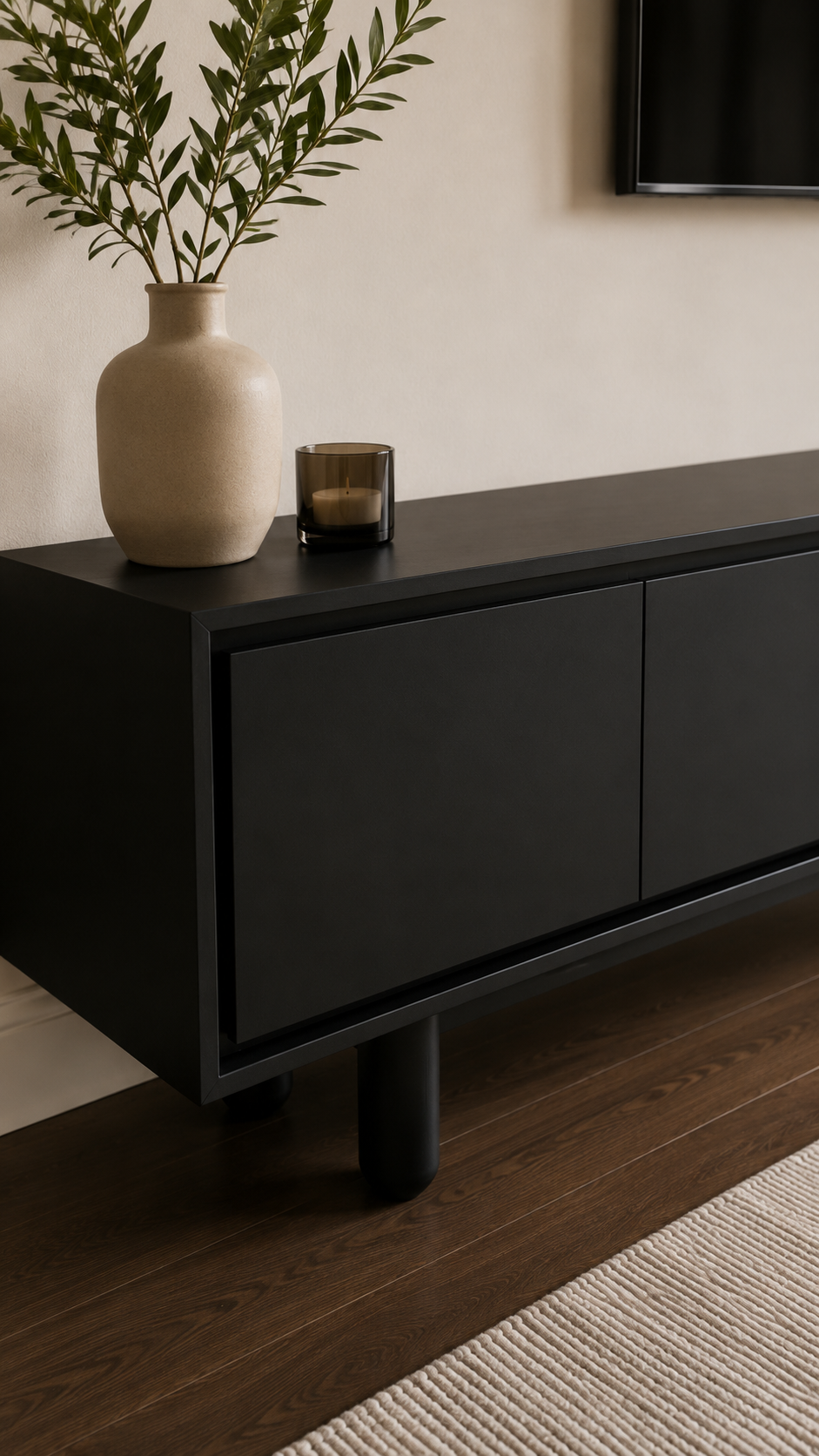 Alberohome Modern TV Ünitesi 200 cm Ahşap Televizyon Ünitesi