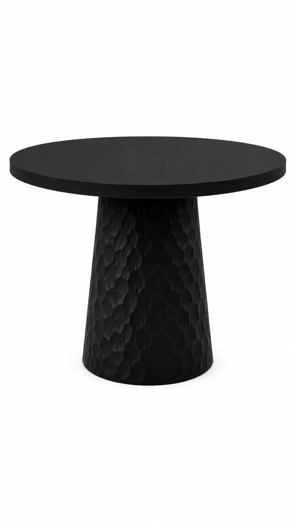 Alberohome Modern Yuvarlak Orta Sehpa 80 cm Ahşap Tasarım Sehpa