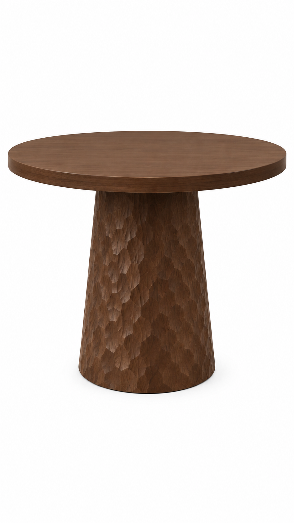 Alberohome Modern Yuvarlak Orta Sehpa 80 cm Ahşap Tasarım Sehpa
