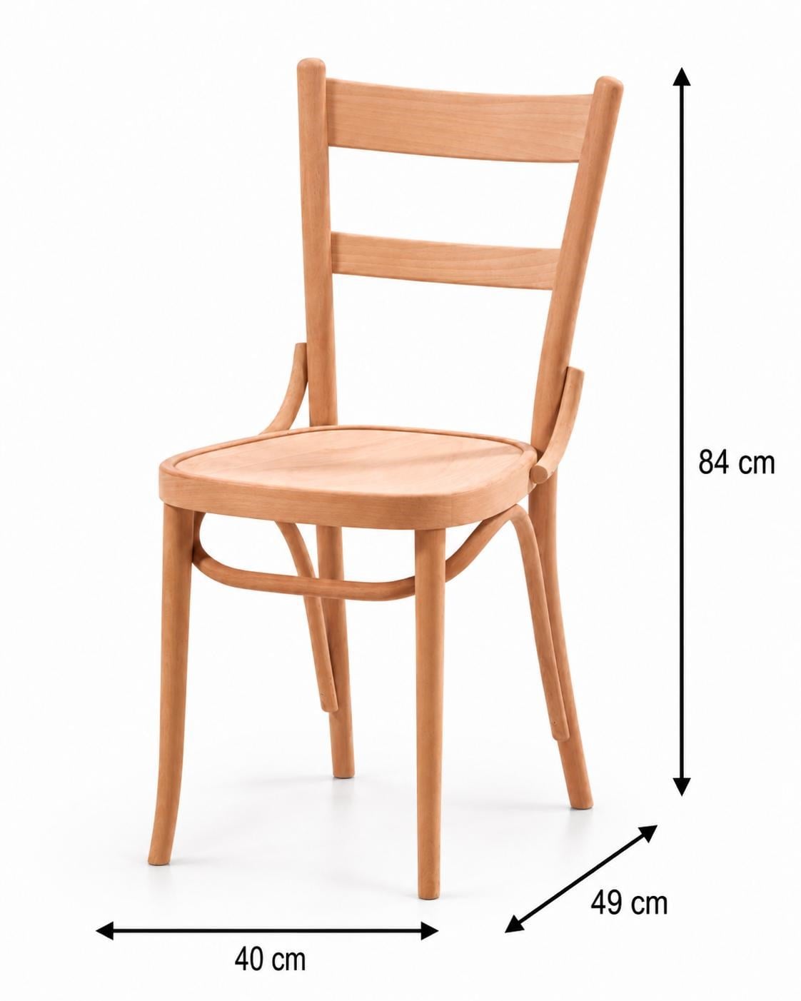 AlberoHome Vensa Masif Kayın Ahşap Sandalye