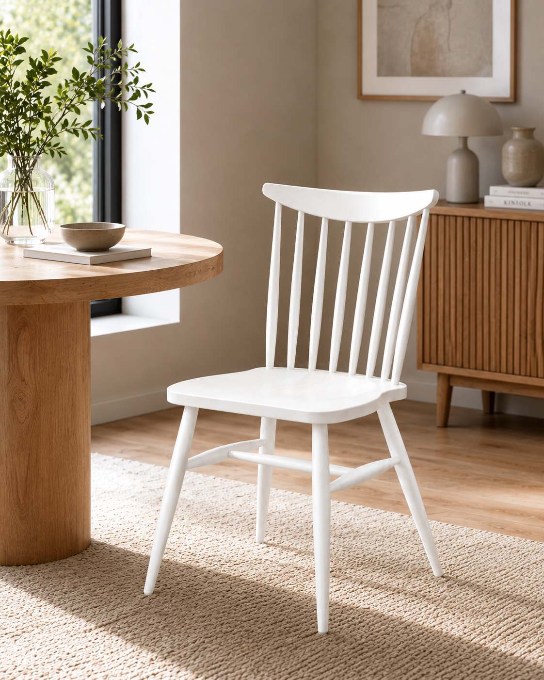 Alberohome Vienta Masif Ahşap Sandalye