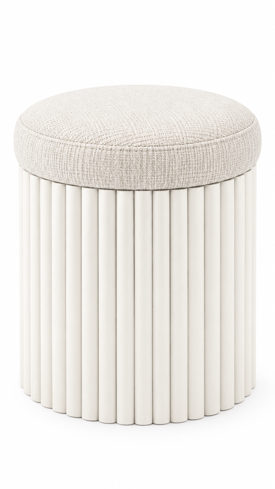Alberohome Yuvarlak PTT Puf – 35x35x43 cm