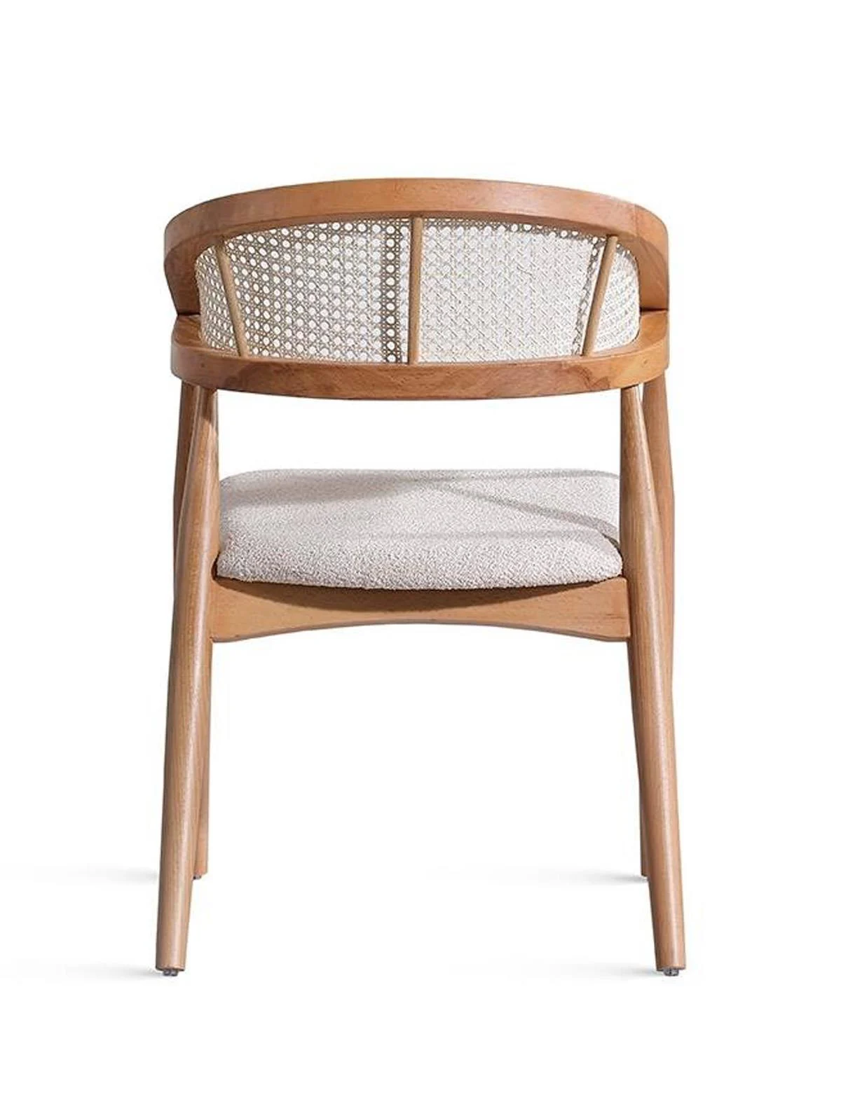 Belen Natural Ahşap Hazeranlı Kayın Sandalye Detaylı İşçilik Modern Şık Tasarım