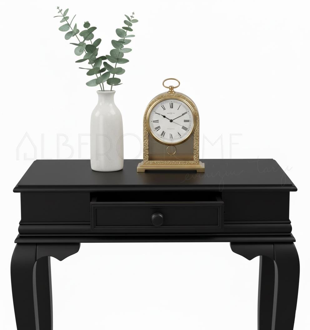 Bellissima Doğal Ahşap Beyaz Dresuar 80 Cm – Rustik Country Tasarım