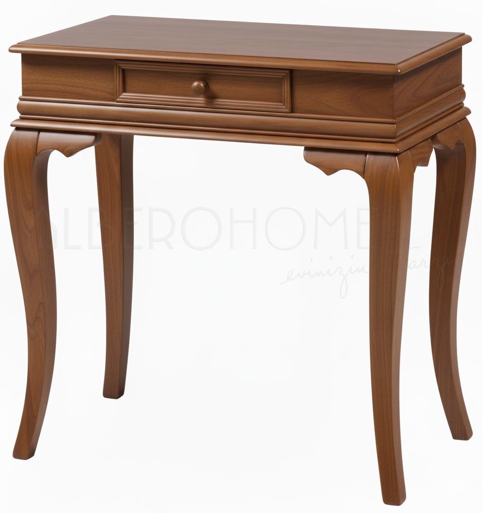 Bellissima Doğal Ahşap Beyaz Dresuar 80 Cm – Rustik Country Tasarım