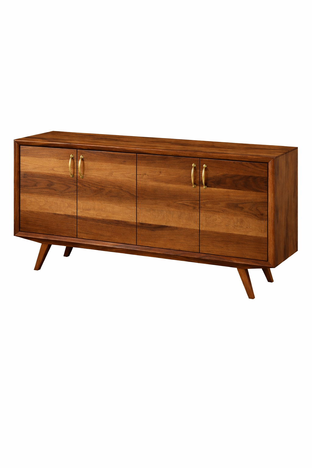 Ceviz Kapaklı Ahşap Konsol – Geniş Depolama Alanlı Salon ve Antre Konsolu – 200 cm