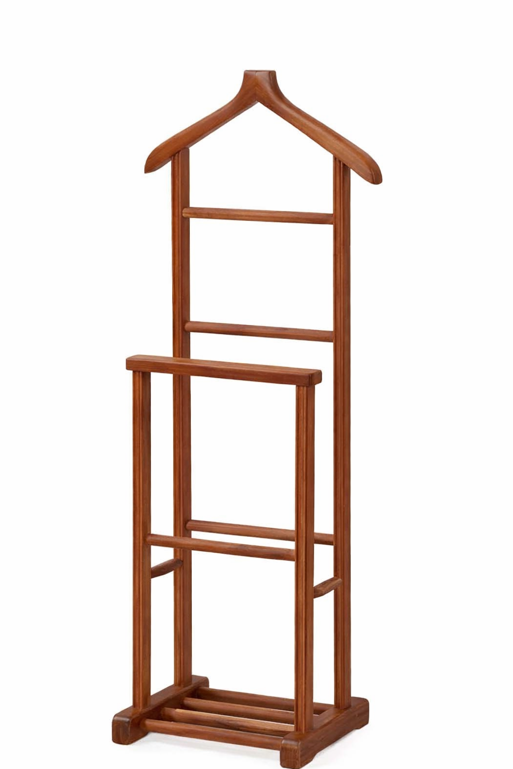 Çiftli Dilsiz Uşak | El Yapımı Masif Ahşap Askı 130 cm