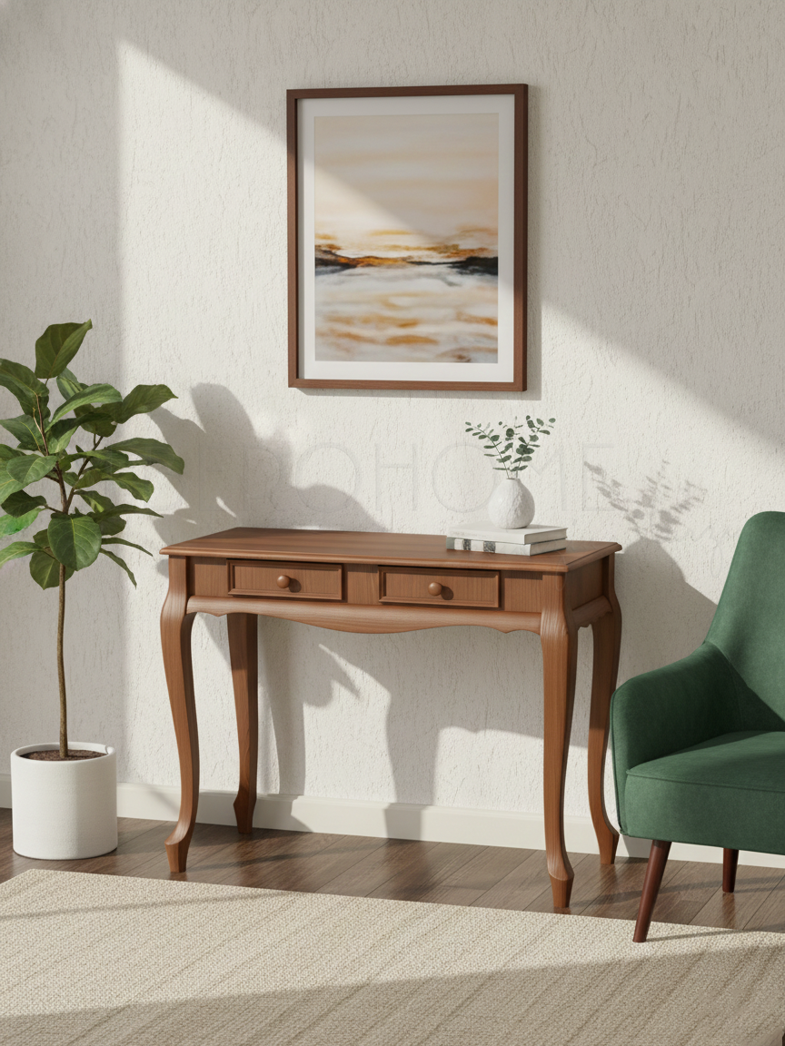 Eva El Oyması Ahşap Lükens Dresuar 100 Cm – Country Tasarım