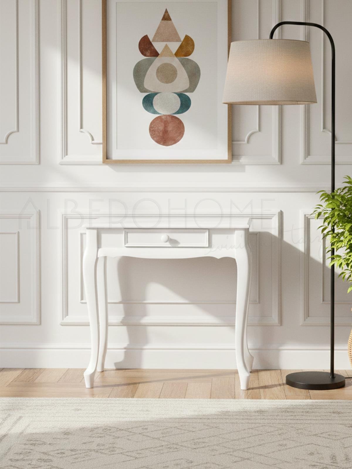 Eva El Oyması Ahşap Lükens Dresuar 80 Cm – Country Tasarım