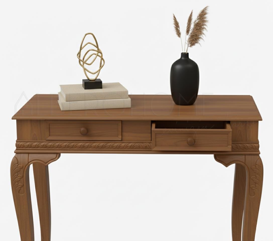 Flora El Oymalı Ahşap Dresuar 100 Cm – Rustik Country Tasarım