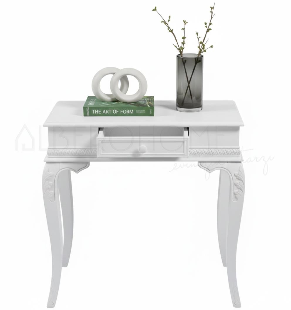 Flora El Oymalı Ahşap Dresuar 80 Cm – Rustik Country Tasarım