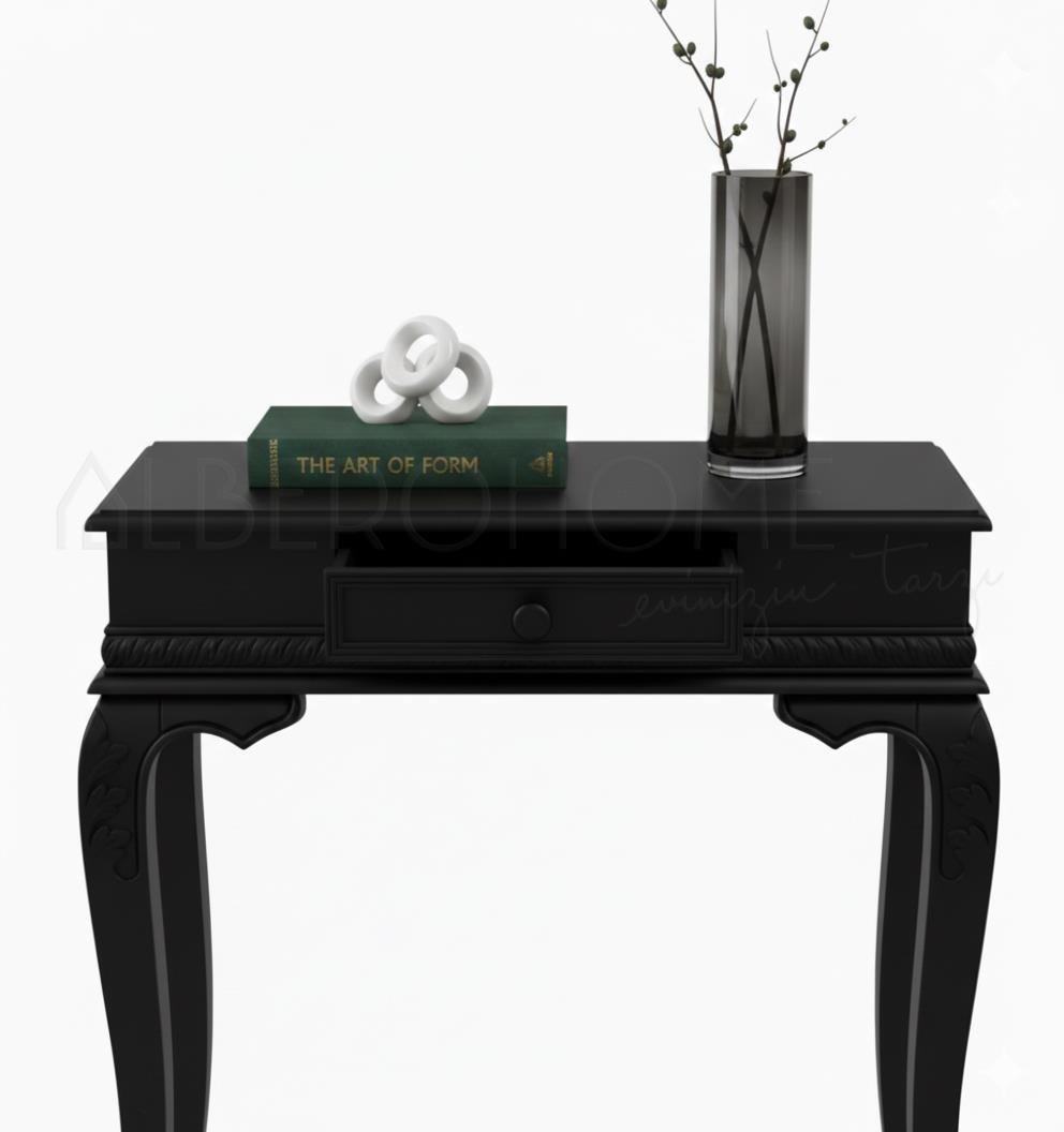 Flora El Oymalı Ahşap Dresuar 80 Cm – Rustik Country Tasarım