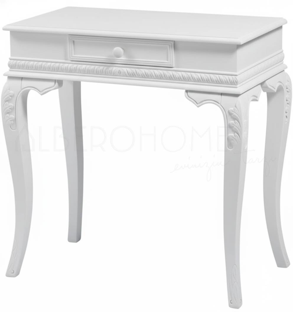 Flora El Oymalı Ahşap Dresuar 80 Cm – Rustik Country Tasarım