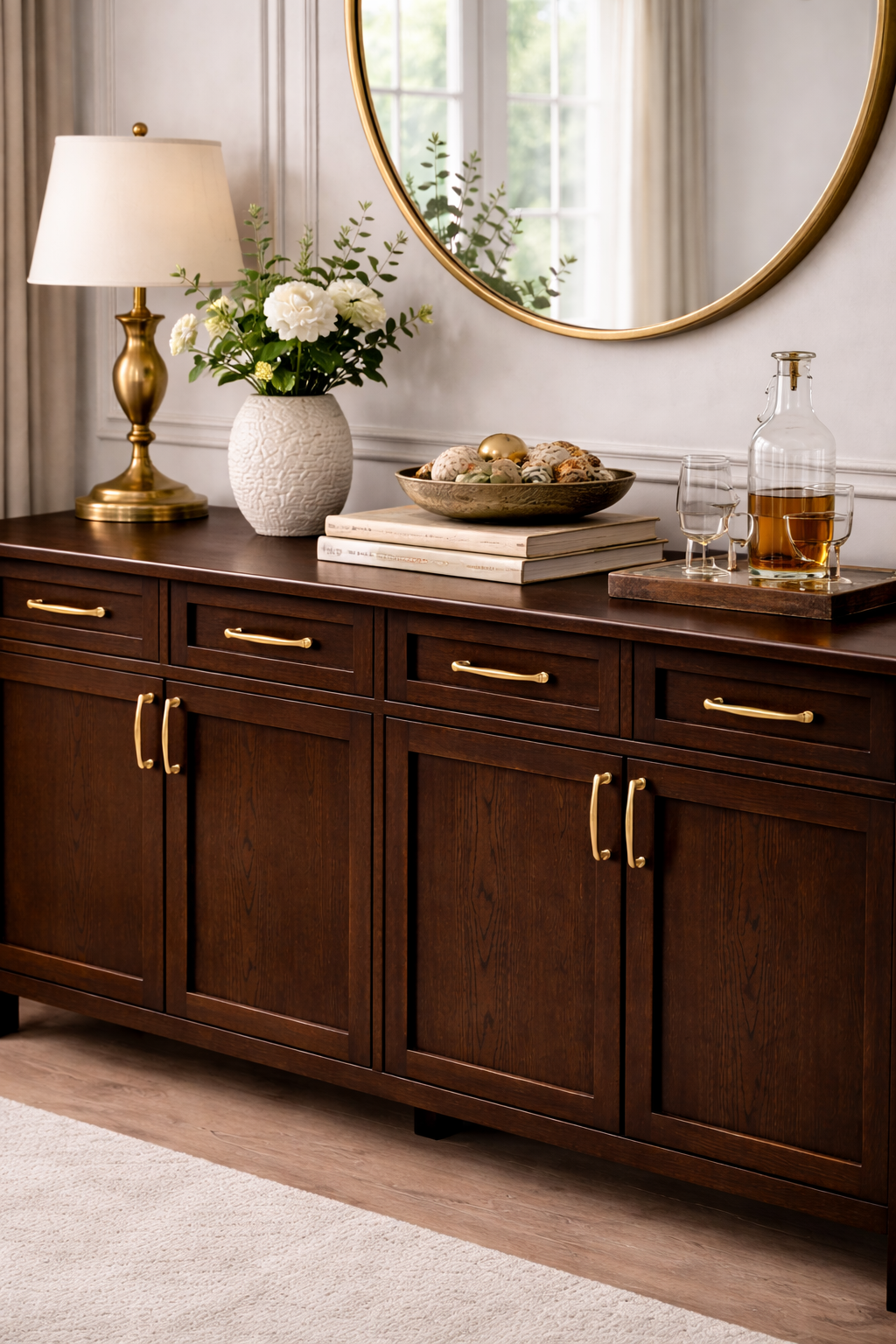 Forma Kapaklı Ahşap Konsol – Çekmeceli Geniş Salon ve Antre Konsolu – 200 × 45 × 85 cm