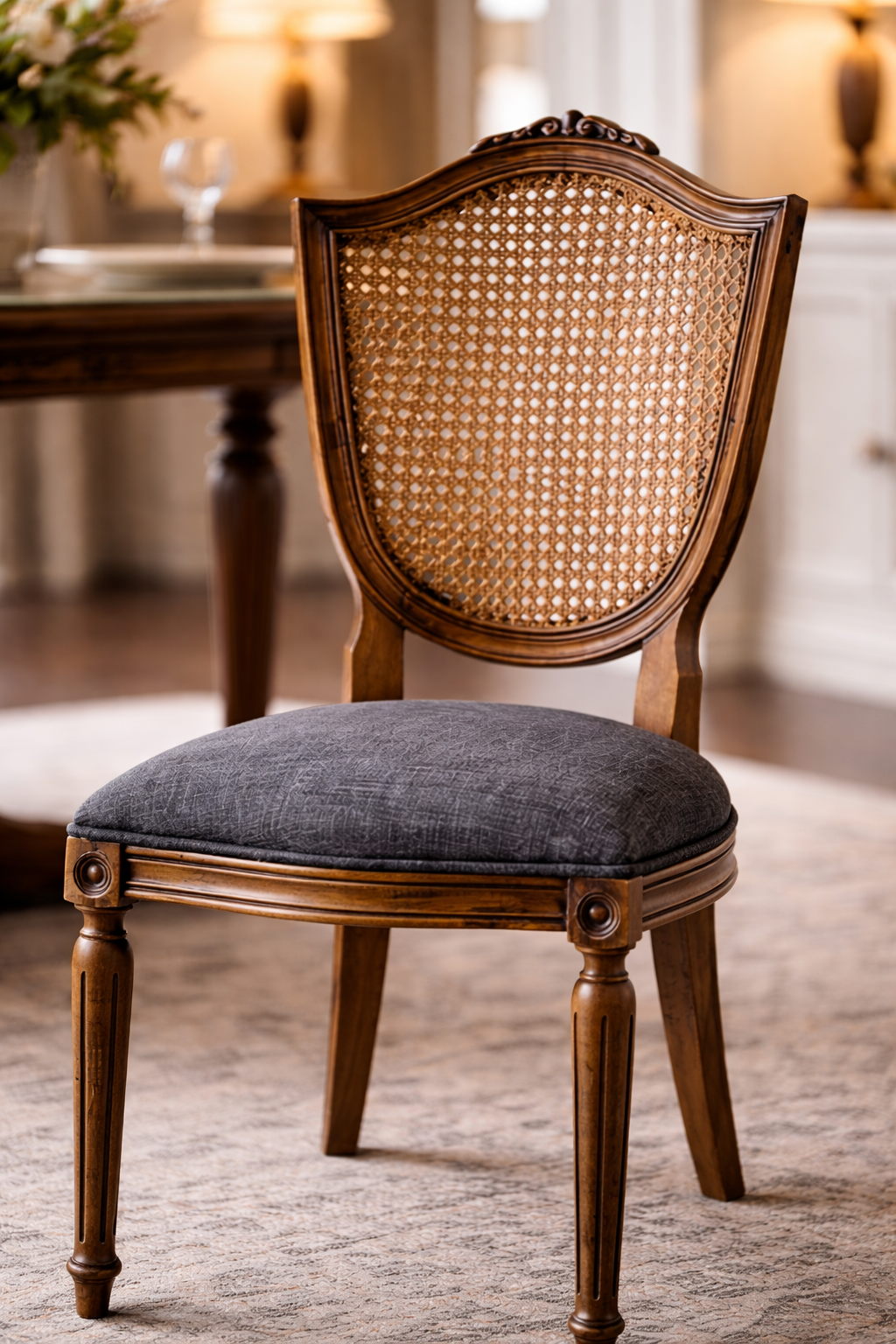 Jardin Doğal Kayın Ahşap Hazeranlı Masif Sandalye Detaylı İşçilik Modern Şık Tasarım