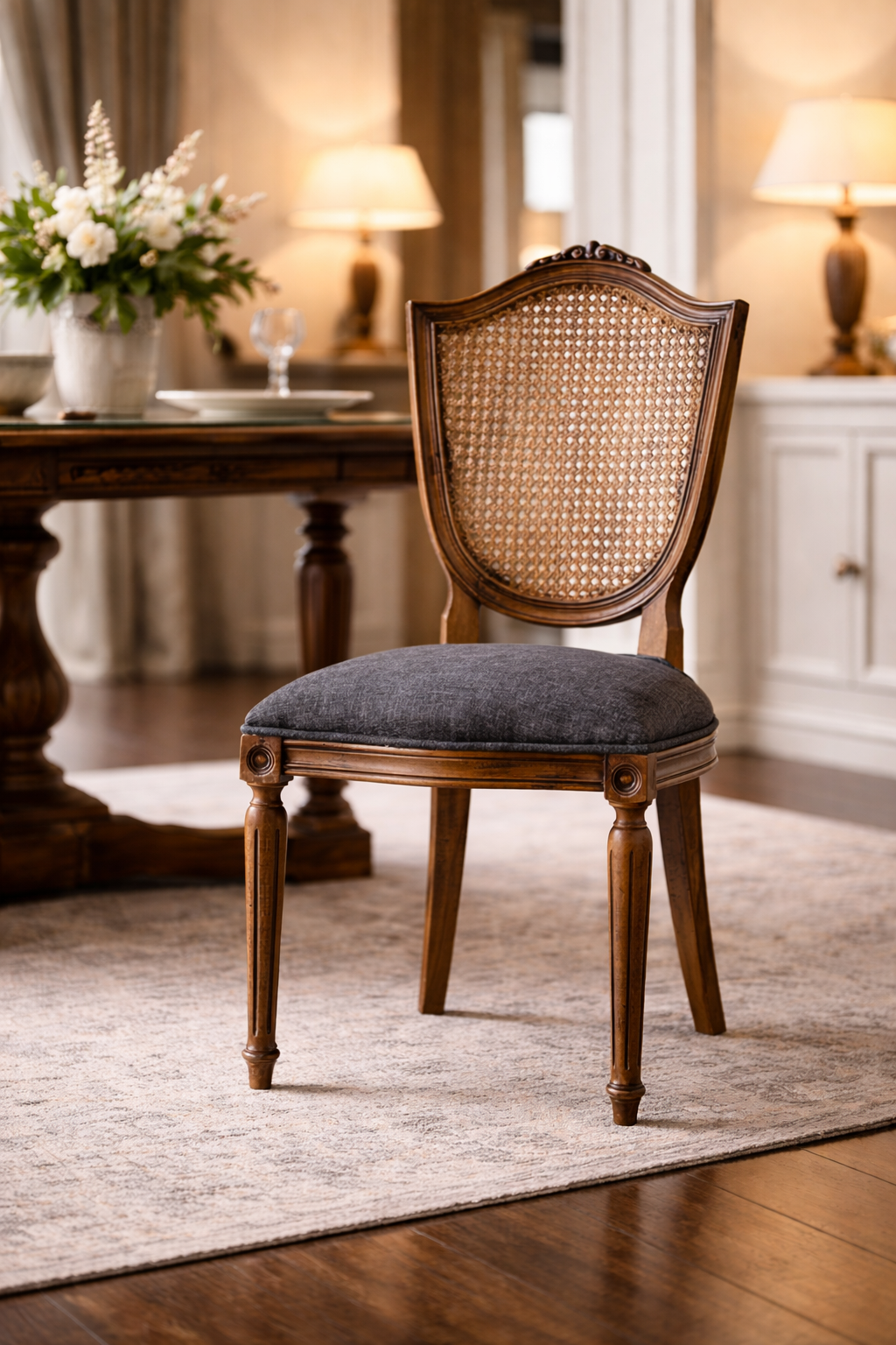 Jardin Doğal Kayın Ahşap Hazeranlı Masif Sandalye Detaylı İşçilik Modern Şık Tasarım