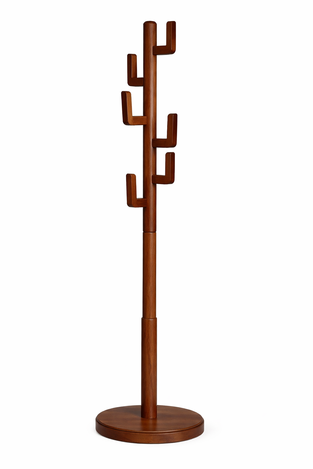 Kaktüs Askılık | El Yapımı Masif Ahşap Ayaklı Askı 178 cm