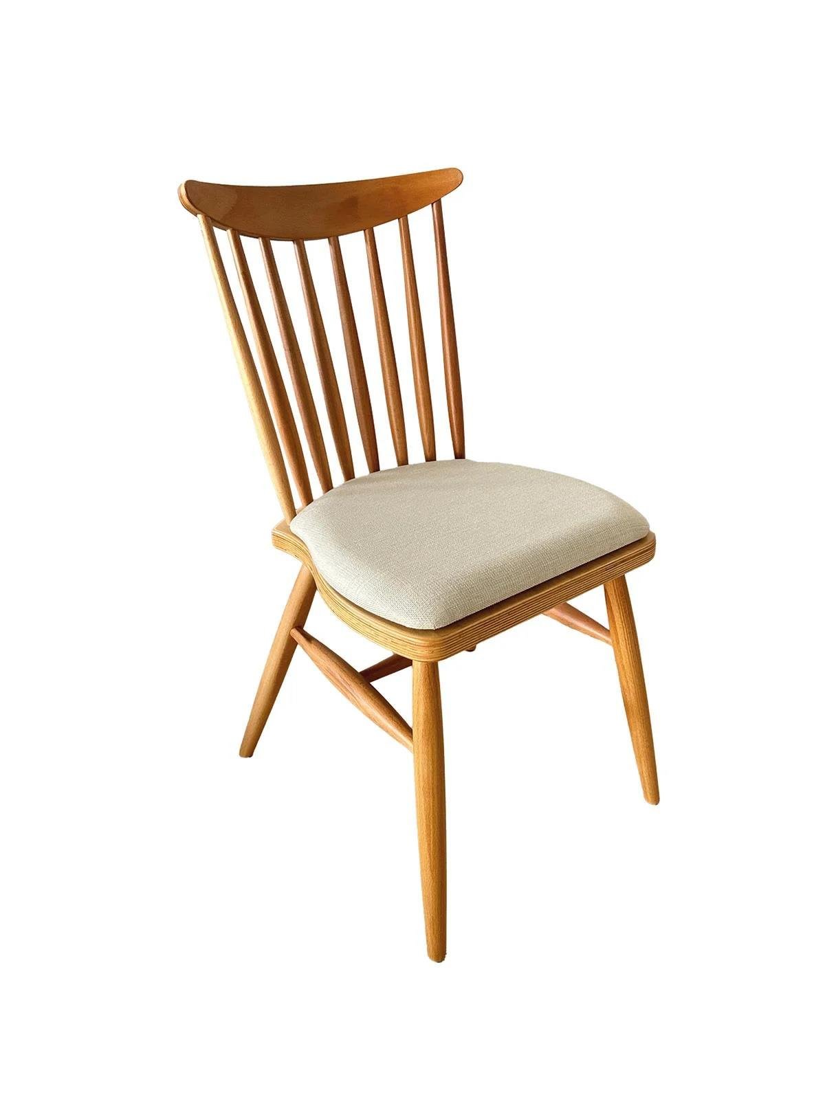 Lale Natural Ahşap Kayın Sandalye Detaylı İşçilik Modern Şık Tasarım (4 Adet)