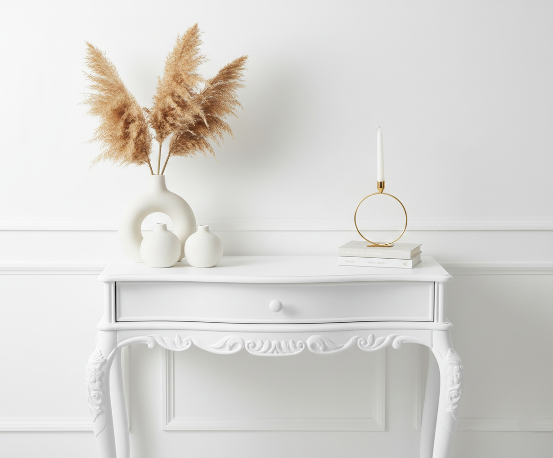 Lara El Oyması Ahşap Lükens Dresuar 100 Cm – Country Tasarım